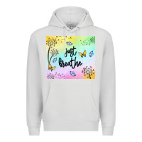 Dove Grey just breathe Premium Hoodie - MaliasSmallBusiness