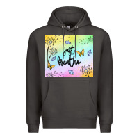 Smoke just breathe Premium Hoodie - MaliasSmallBusiness