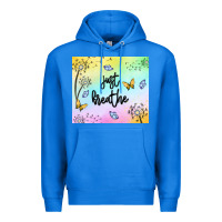 True Royal just breathe Premium Hoodie - MaliasSmallBusiness