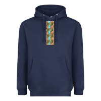 Navy dinosaur brontosaurus pen wrap Heavyweight Hoodie - Artiststas