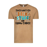 Vintage Camel thats what i do i fix stuff and i know things Vintage Tee - MaliasSmallBusiness