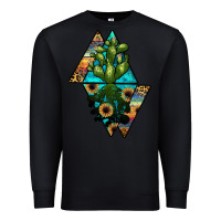 Black cactus1 Premium Sweatshirt - JahusDesignShop