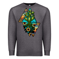 Charcoal Heather cactus1 Premium Sweatshirt - JahusDesignShop