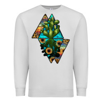 Dove Grey cactus1 Premium Sweatshirt - JahusDesignShop