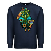 Navy cactus1 Premium Sweatshirt - JahusDesignShop