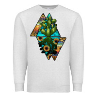 Oatmeal Heather cactus1 Premium Sweatshirt - JahusDesignShop