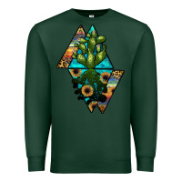 Sports Green cactus1 Premium Sweatshirt - JahusDesignShop