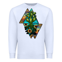 White cactus1 Premium Sweatshirt - JahusDesignShop