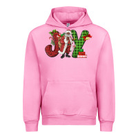 Fuchsia Pink Joy Black Santa Urban Hoodie - MaliasSmallBusiness