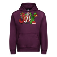 Mauve Wine Joy Black Santa Urban Hoodie - MaliasSmallBusiness