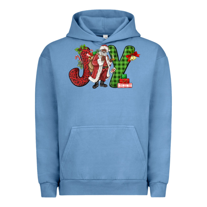 Joy Black Santa Urban Hoodie by MaliasSmallBusiness | Teevron