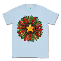 Dusty Blue christmas sunflower Classic Tee - RanaPortraitStore