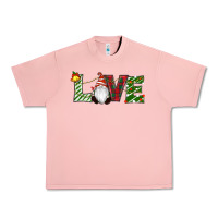 Salmon Christmas Love Gnome Urban Heavy Tee - RanaPortraitStore