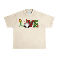 Sandshell Christmas Love Gnome Urban Heavy Tee - RanaPortraitStore