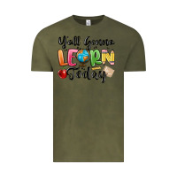 Vintage Olive yall gonna learn today Vintage Tee - MaliasSmallBusiness