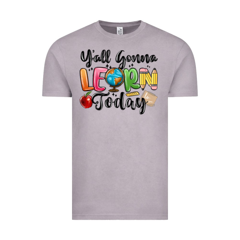 Yall Gonna Learn Today Vintage Tee by MaliasSmallBusiness | Teevron