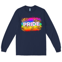Navy pride flag Long Sleeve Tee - Zillion Design Studio