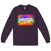 Plum pride flag Long Sleeve Tee - Zillion Design Studio