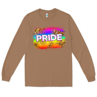 Toasted Coconut pride flag Long Sleeve Tee - Zillion Design Studio