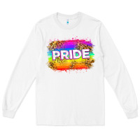 White pride flag Long Sleeve Tee - Zillion Design Studio