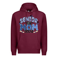 Burgundy senior mom 2024 Premium Hoodie - MaliasSmallBusiness