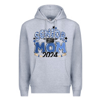 Heather Grey senior mom 2024 Premium Hoodie - MaliasSmallBusiness