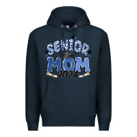 Navy senior mom 2024 Premium Hoodie - MaliasSmallBusiness