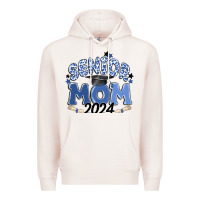 Pale Pink senior mom 2024 Premium Hoodie - MaliasSmallBusiness