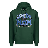 Sports Green senior mom 2024 Premium Hoodie - MaliasSmallBusiness