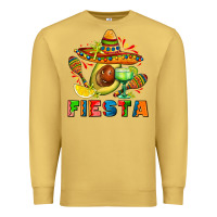 Fıesta With Avocado And Sombrero Premium Sweatshirt | Teevron
