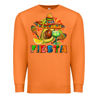 Carrot fıesta with avocado and sombrero Premium Sweatshirt - AdoDesignShop