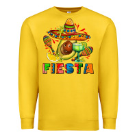 Lemon fıesta with avocado and sombrero Premium Sweatshirt - AdoDesignShop