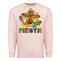 Pale Pink fıesta with avocado and sombrero Premium Sweatshirt - AdoDesignShop
