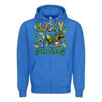 True Royal Lucky saurus st.patricks day Zipper Hoodie - Neo Western