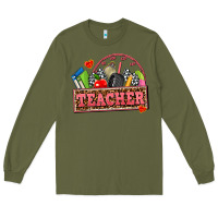 Army Green race teacher Long Sleeve Tee - AdoDesignShop