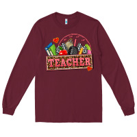 Burgundy race teacher Long Sleeve Tee - AdoDesignShop