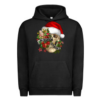 Pigment Black So merry it's scary Urban Hoodie - NancyCooperArtShop