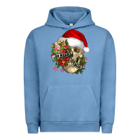 Pigment Pebble Blue So merry it's scary Urban Hoodie - NancyCooperArtShop