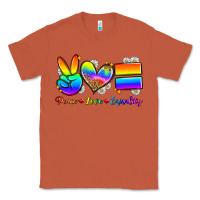 Copper peace love equality Classic Tee - Zillion Design Studio
