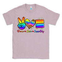 Lilac peace love equality Classic Tee - Zillion Design Studio