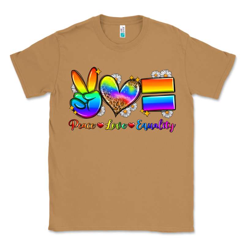 Peace Love Equality Classic Tee by Zillion Design Studio | Teevron