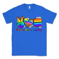 True Royal peace love equality Classic Tee - Zillion Design Studio