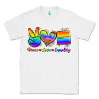 White peace love equality Classic Tee - Zillion Design Studio