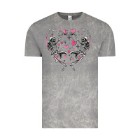 Cloud Rock valentines day skeleton Vintage Tee - MaliasSmallBusiness