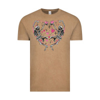 Vintage Coffee valentines day skeleton Vintage Tee - MaliasSmallBusiness