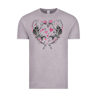 Vintage Zinc valentines day skeleton Vintage Tee - MaliasSmallBusiness