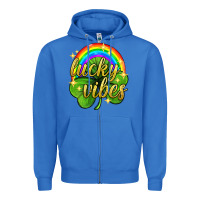True Royal Lucky vibes st. patricks day Zipper Hoodie - Neo Western
