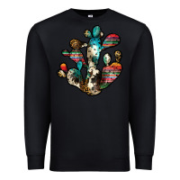 Black serape cactus Premium Sweatshirt - JahusDesignShop