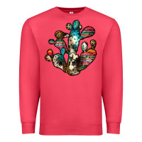 Cardinal serape cactus Premium Sweatshirt - JahusDesignShop