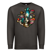 Smoke serape cactus Premium Sweatshirt - JahusDesignShop